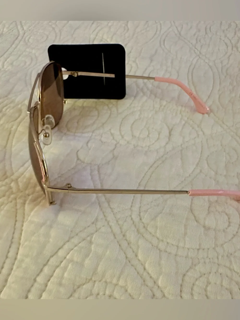 Aviator Sunglasses with Pink Lenses and Pink Temples